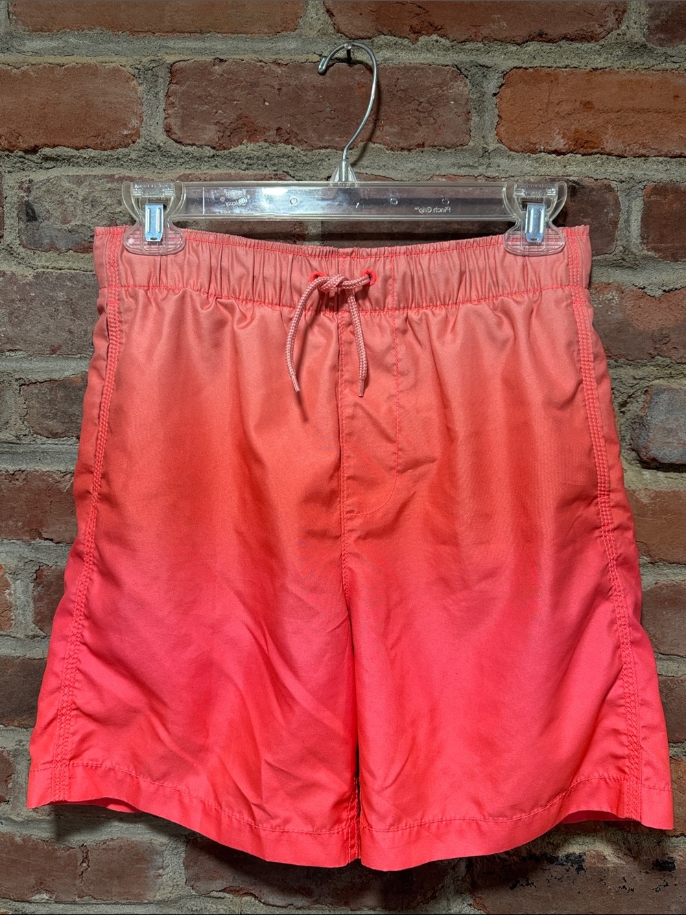 GAP Boys Coral to Pink Gradient Swim Trunks
